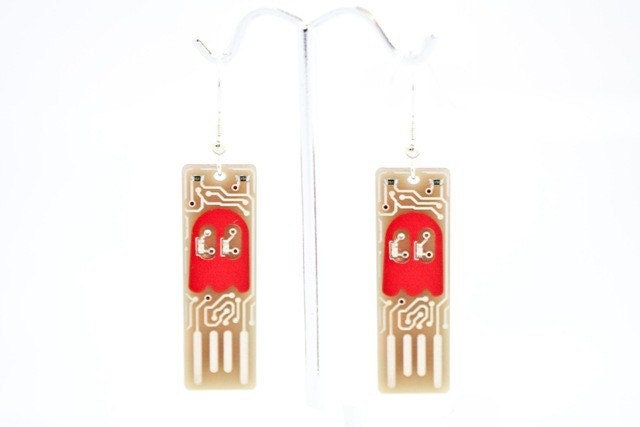 Geist Usb-Leiterplatte Ohrringe von Boardaments