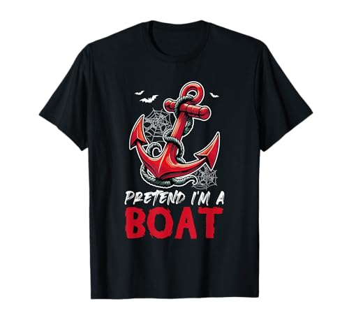 Pretend A Boat Halloween Cosplay Costume Anchor Lover Kids T-Shirt von Boating Halloween Costume