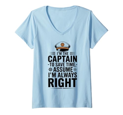 Damen Boot Stuff Boot Must Haves Motor Boater Bootfahren T-Shirt mit V-Ausschnitt Damen Boot Stuff Boot Must Haves Motor Boater Bootfahren T-Shirt mit V-Ausschnitt von Boating Must Haves Boating Accessories For Men