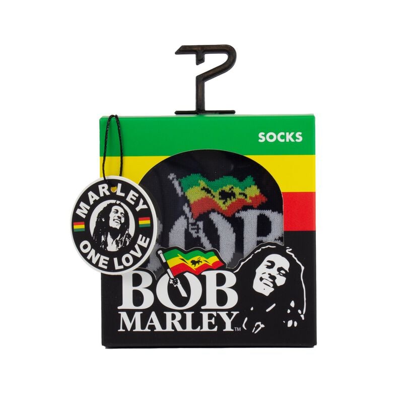 Bob Marley Socken - GiftBox - EU 40-46 - für Männer - Größe EU 40-46 - multicolor  - Lizenziertes Merchandise! von Bob Marley