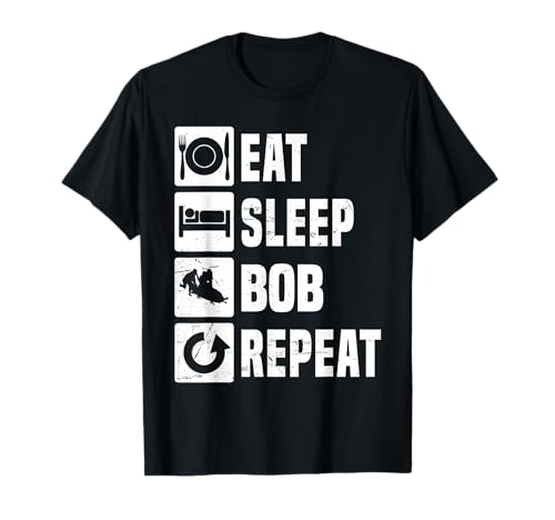 Zweierbob Bob fahren Bobsport Herren Damen T-Shirt von Bobbahn Bob Bobsport Zweierbob Bob fahren