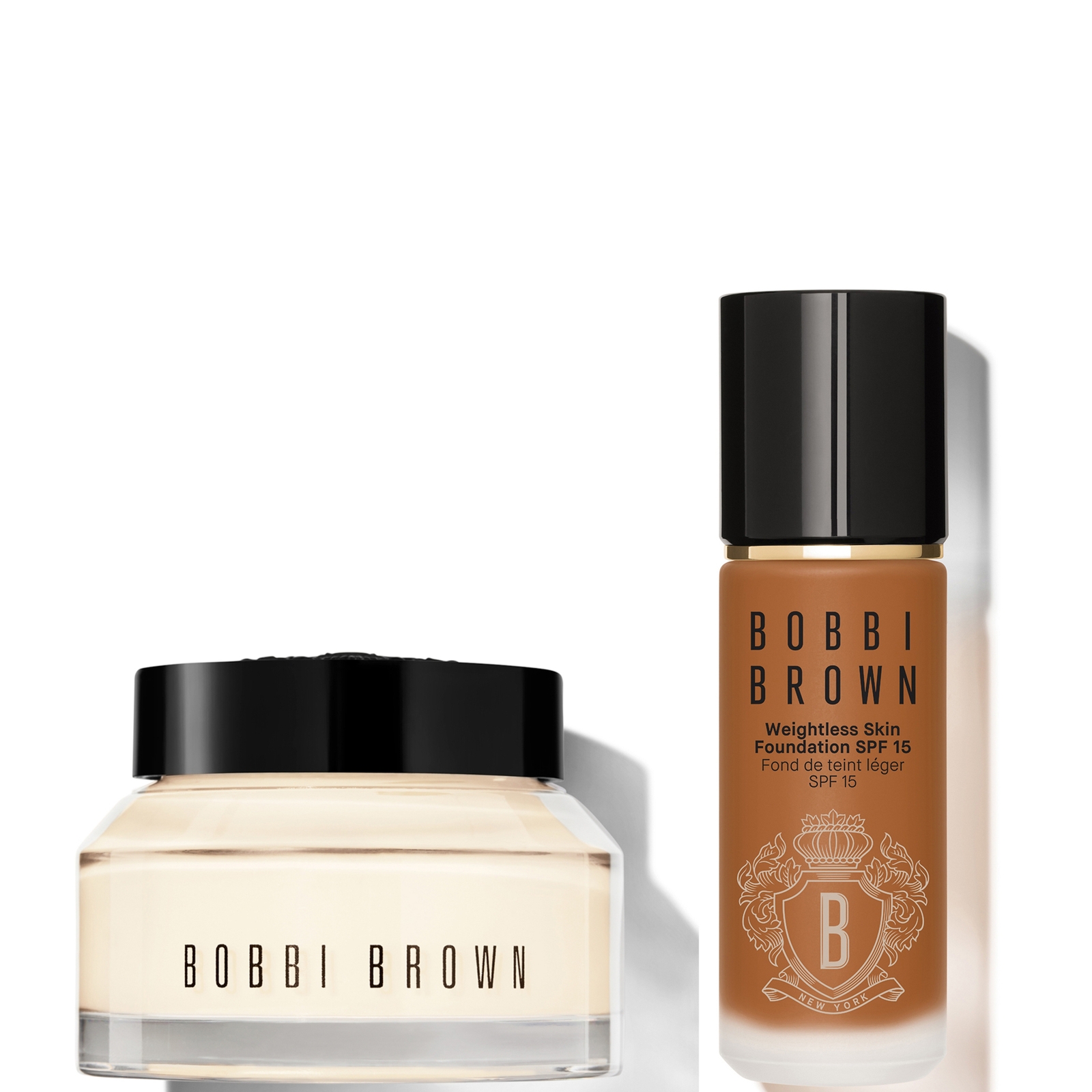 Bobbi Brown 24-hour Hydration Duo - Vitamin Enriched Face Base & Foundation Bundle (Various Shades) - Golden Almond von Bobbi Brown