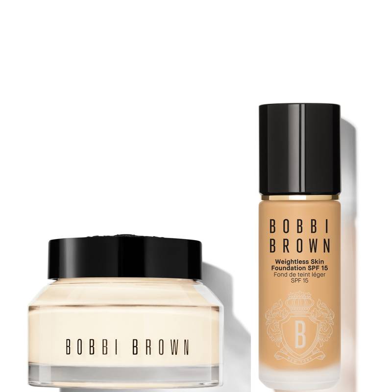 Bobbi Brown 24-hour Hydration Duo - Vitamin Enriched Face Base & Foundation Bundle (Various Shades) - Golden Natural von Bobbi Brown