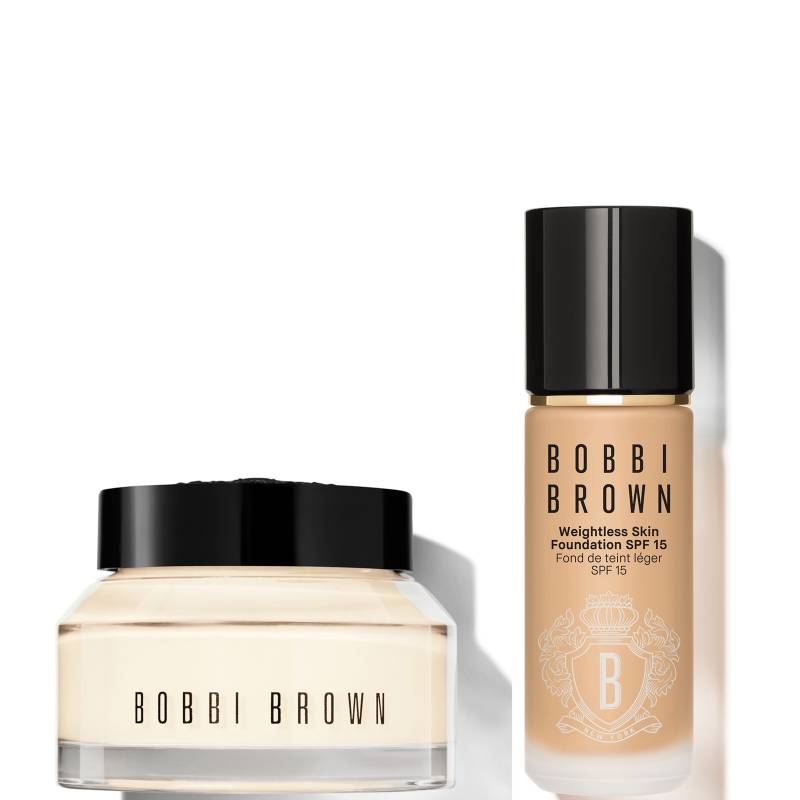 Bobbi Brown 24-hour Hydration Duo - Vitamin Enriched Face Base & Foundation Bundle (Various Shades) - Natural Tan von Bobbi Brown