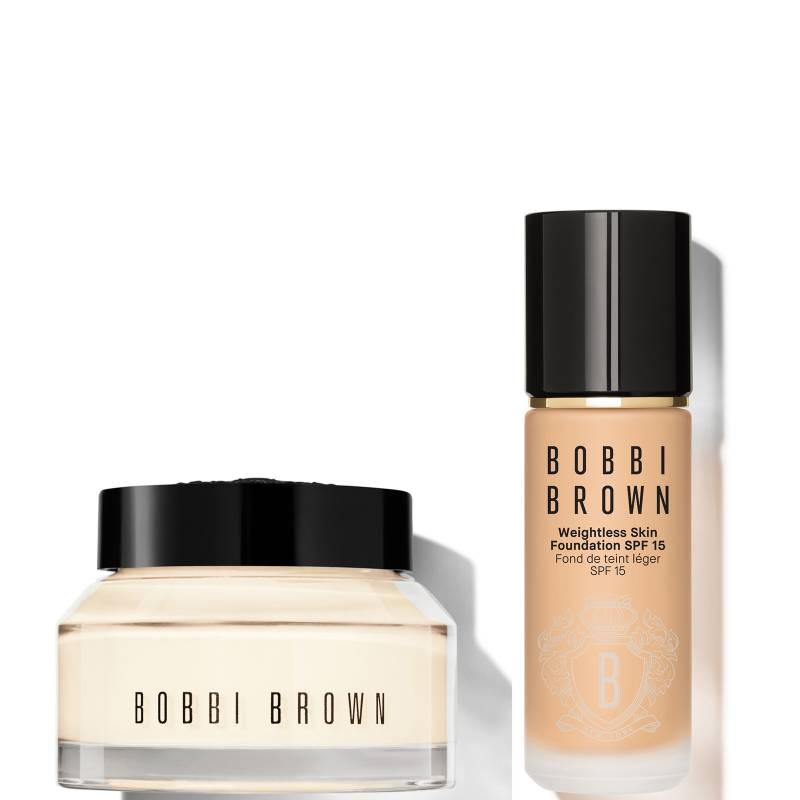 Bobbi Brown 24-hour Hydration Duo - Vitamin Enriched Face Base & Foundation Bundle (Various Shades) - Natural von Bobbi Brown