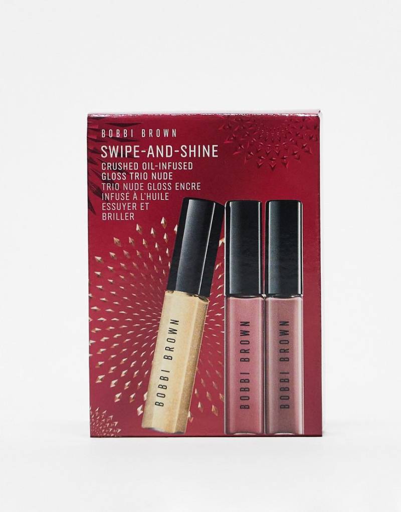 Bobbi Brown - Swipe-and-Shine Crushed Oil-Infused - Lipgloss-Trio - Nude (35% Ersparnis)-Neutral von Bobbi Brown