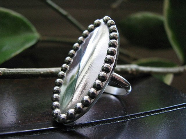 Groß Sterling Silber Statement Ring von BobbiShafferIngram
