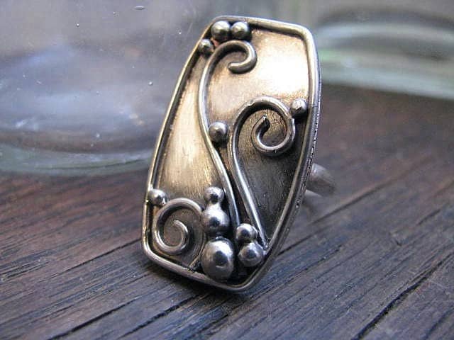 Silber Portrait Ring Ii Silber Portrait Ring Ii von BobbiShafferIngram