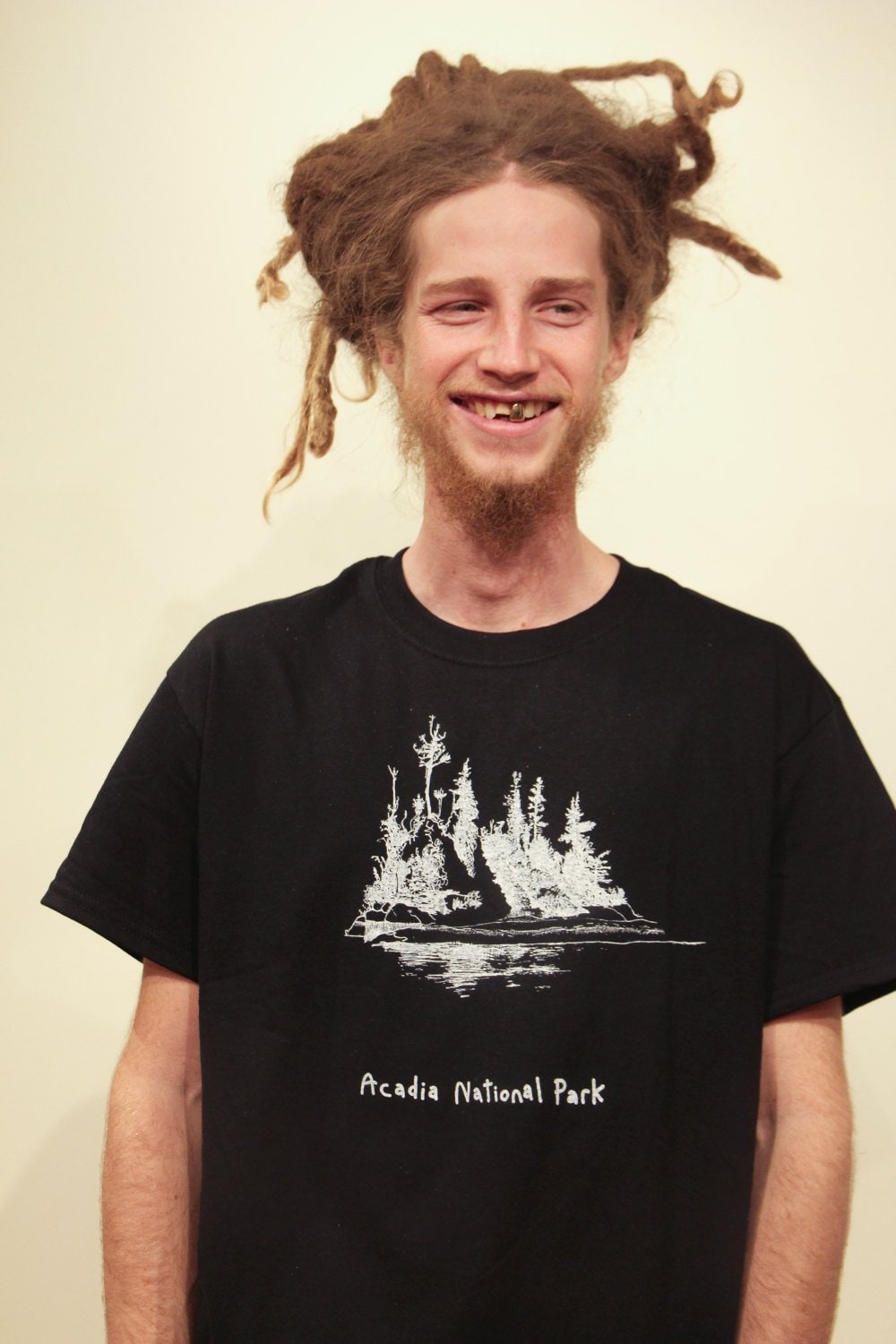Acadia National Park T-Shirt Mit Siebdruck Acadia National Park T-Shirt Mit Siebdruck von BobbyHaskellArt