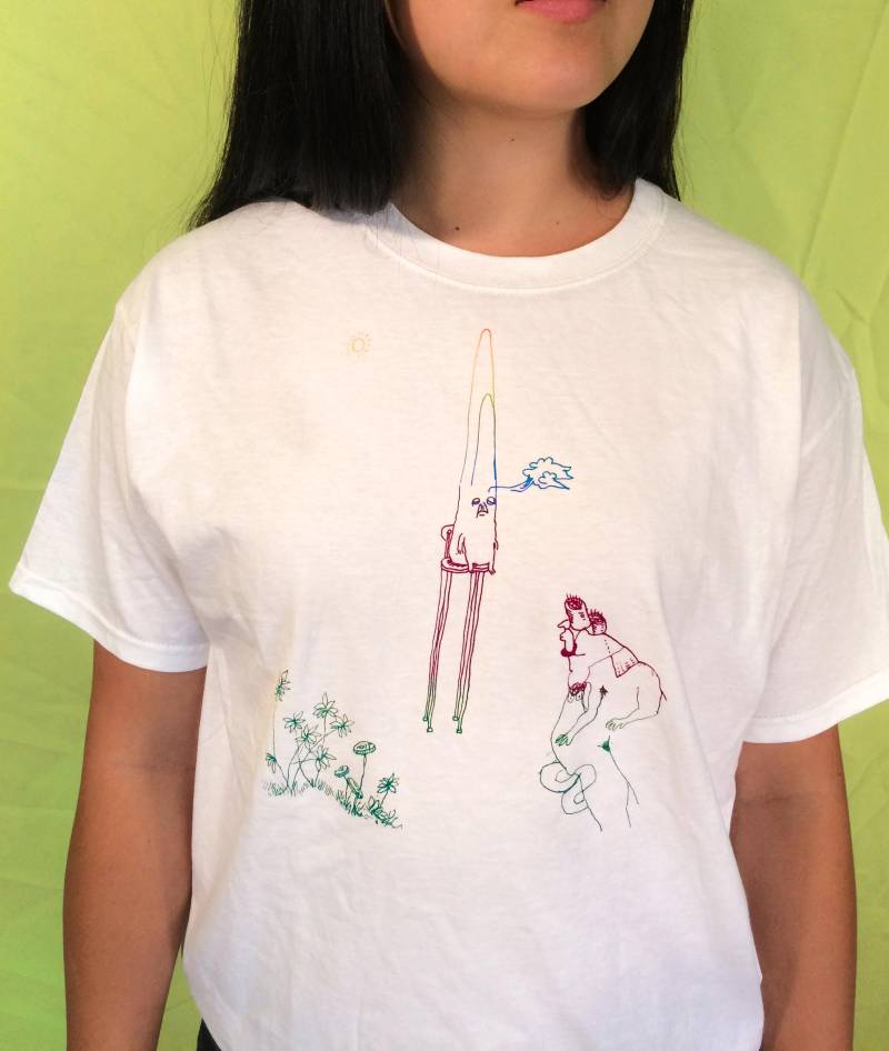 Siebdruck Shirt "The Chair" Siebdruck Shirt "The Chair" von BobbyHaskellArt