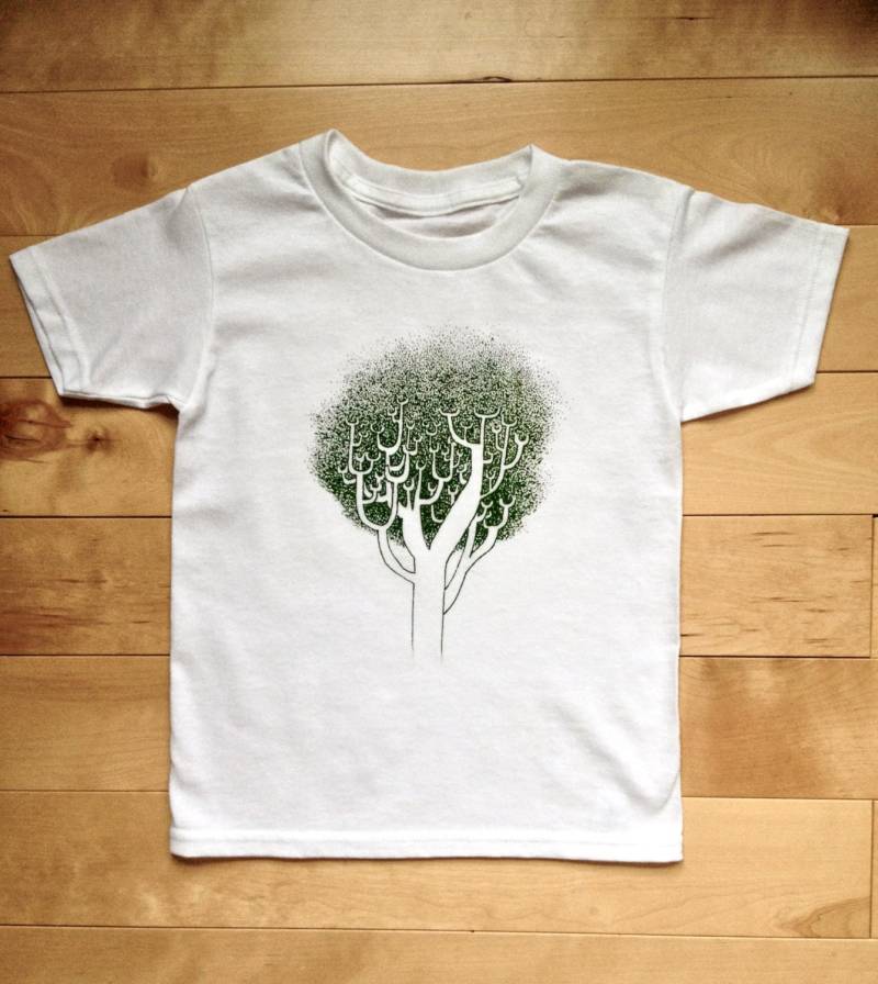 "Siebdruck-T-Shirt "Think Tree" Für Kinder." "Siebdruck-T-Shirt "Think Tree" Für Kinder." von BobbyHaskellArt