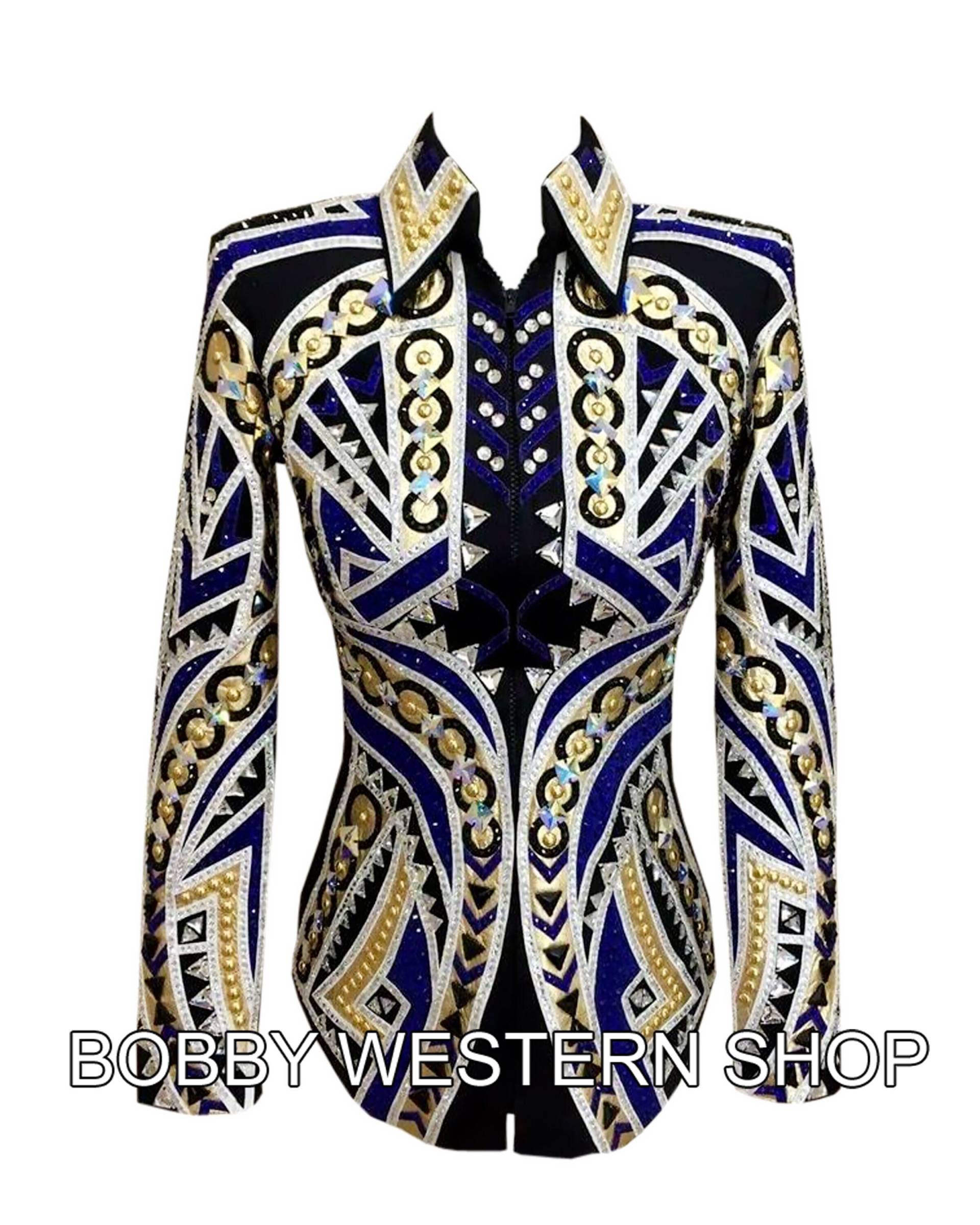 Meistverkaufte Lila Und Gold Mit Schwarzer Basis Show Jacke Rodeo Königin Kleid Reitjacke Showmanship Horsemanship Equestrian Pleasure von BobbyWesternShop