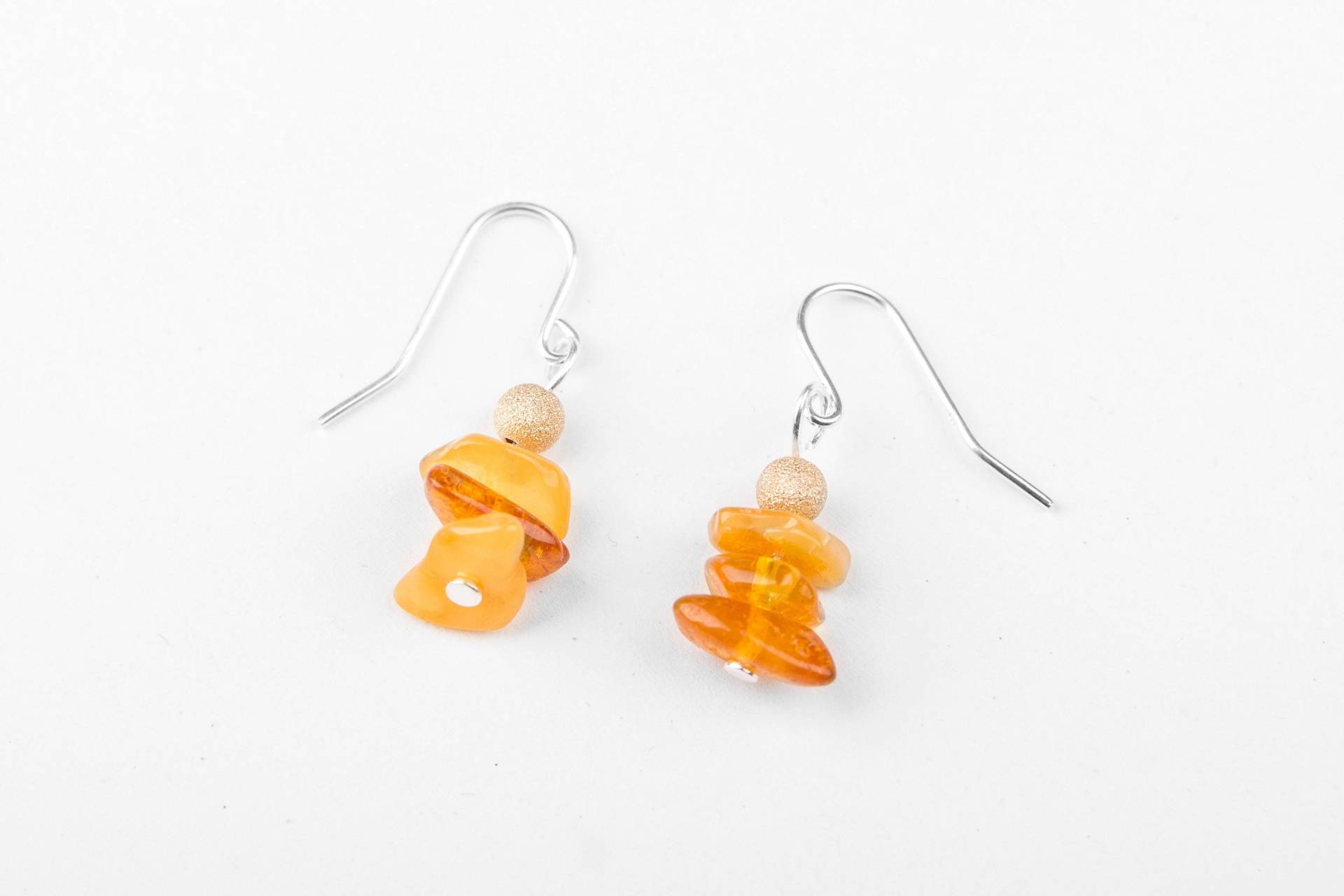 Bernstein Ohrringe, 925 Silber von BobineStudio
