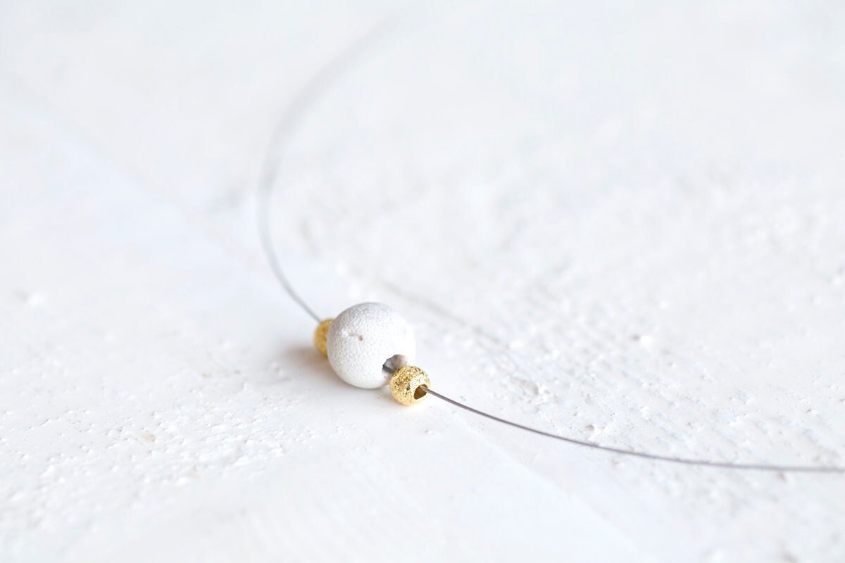 Halskette Schwammgold von BobineStudio