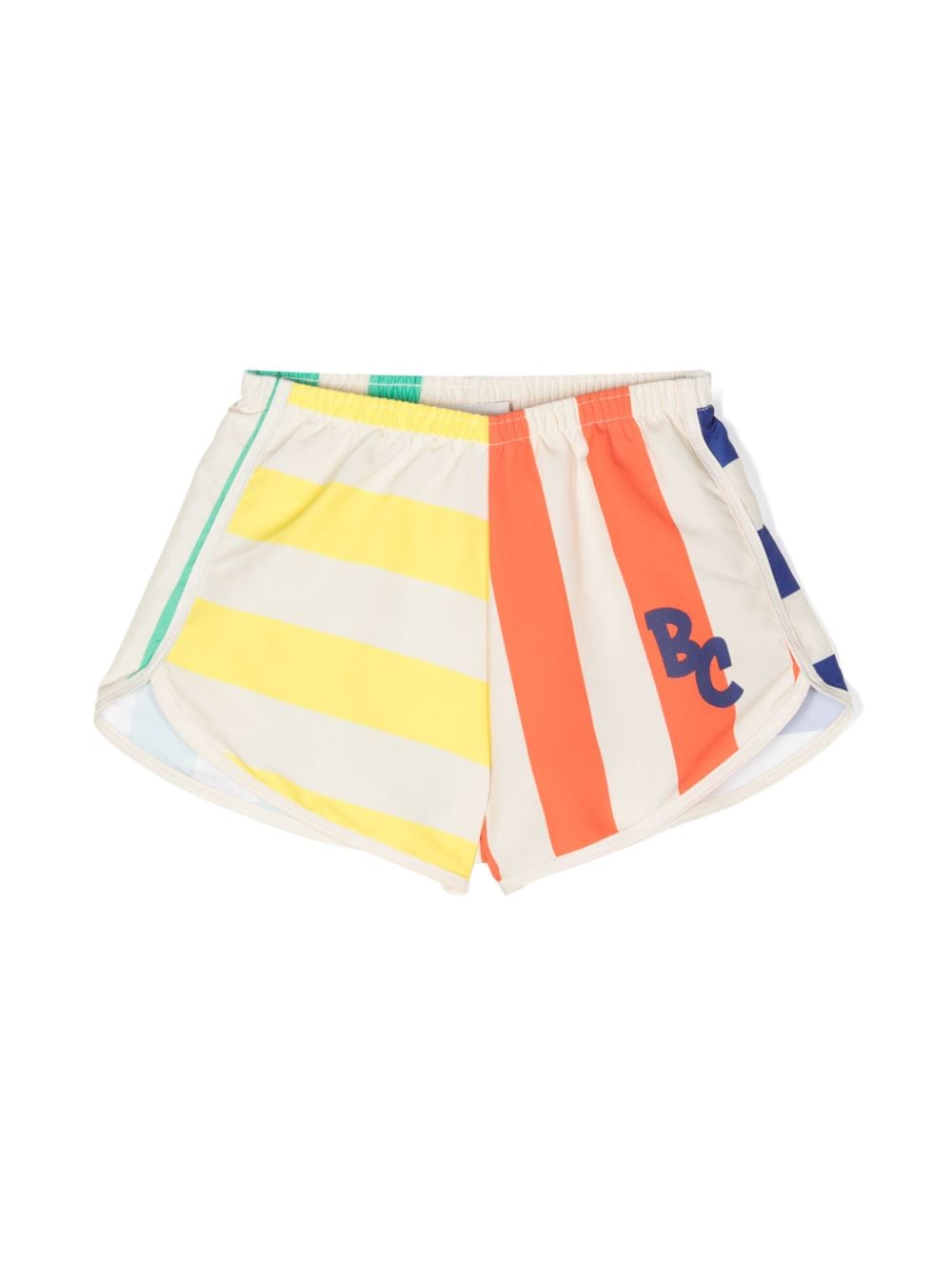 Bobo Choses Gestreifte Badeshorts - Orange von Bobo Choses