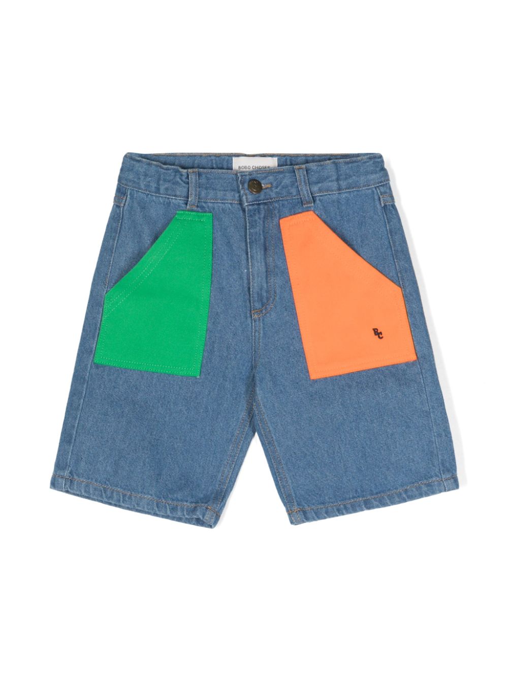 Bobo Choses Jeans-Shorts mit Patch - Blau von Bobo Choses