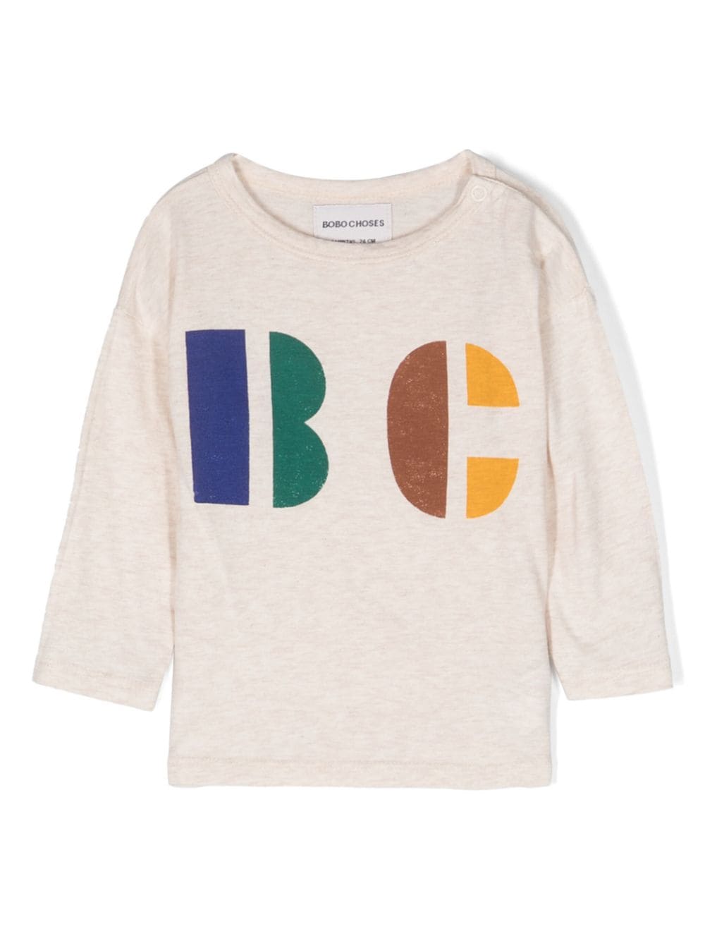 Bobo Choses Sweatshirt mit buntem Print - Nude von Bobo Choses