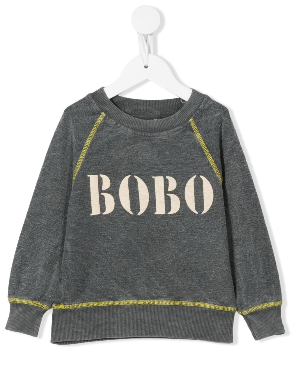 Bobo Choses Pullover mit Logo-Print - Grau von Bobo Choses