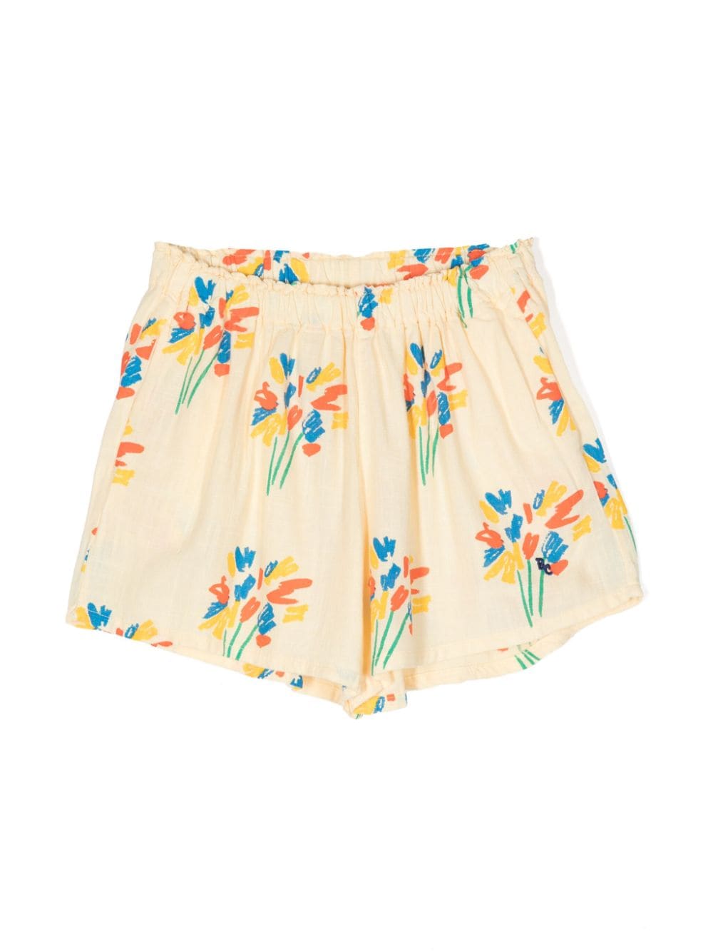 Bobo Choses Shorts mit Blumen-Print - Gelb von Bobo Choses