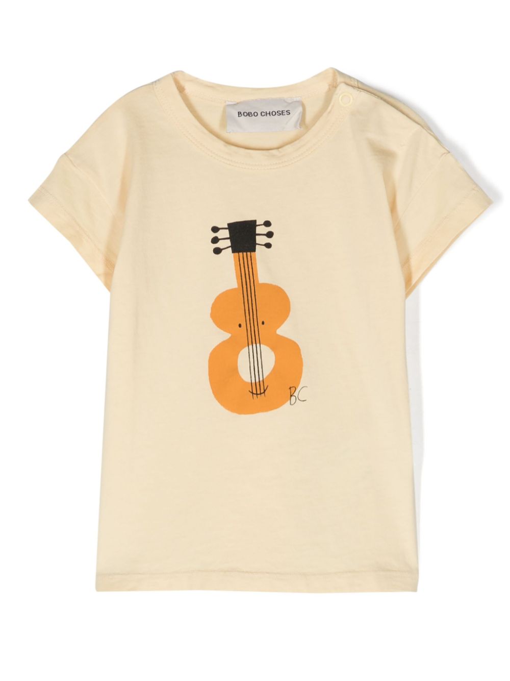 Bobo Choses T-Shirt mit Gitarren-Print - Gelb von Bobo Choses