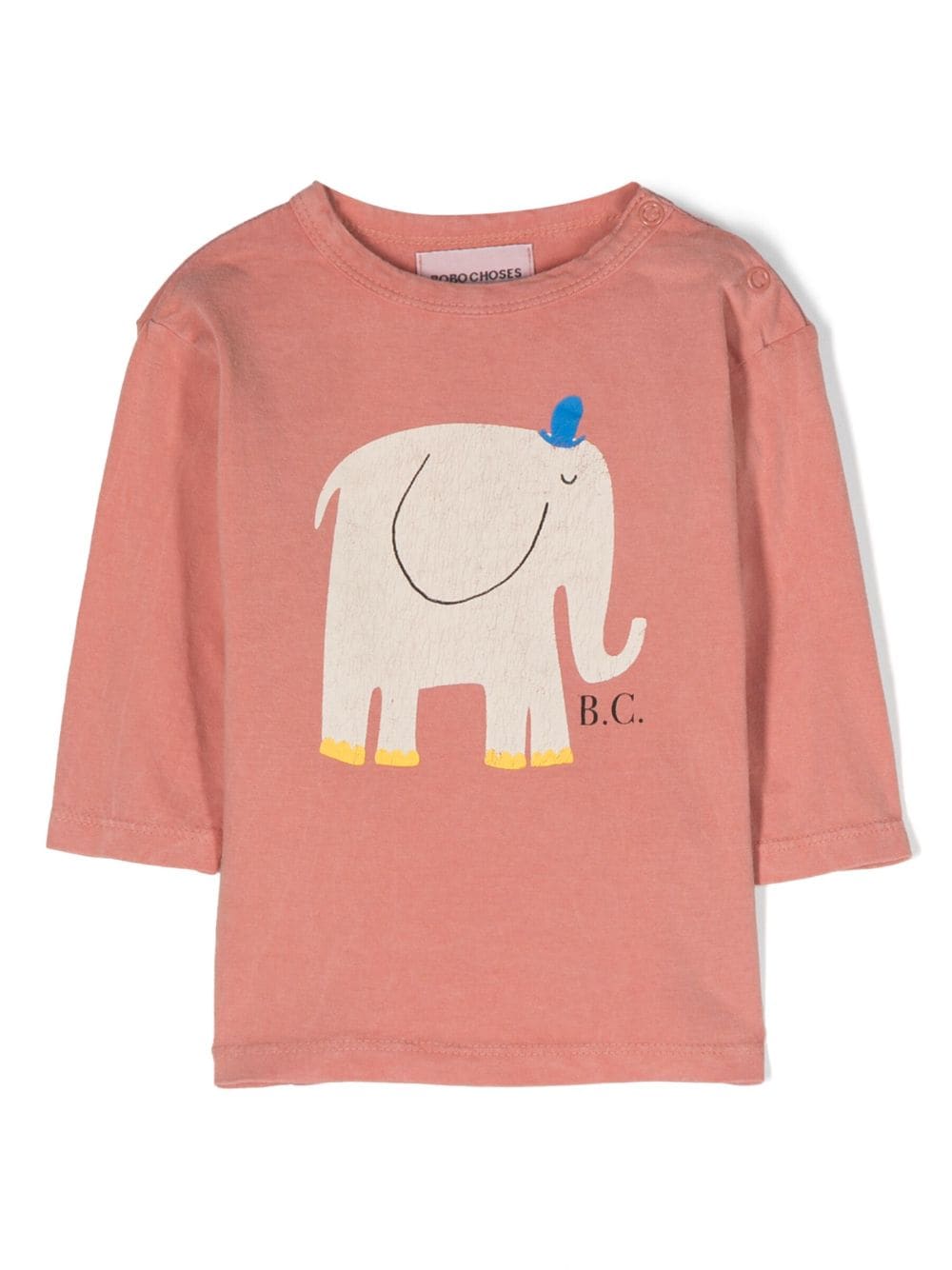 Bobo Choses The Elephant T-Shirt aus Bio-Baumwolle - Rot von Bobo Choses