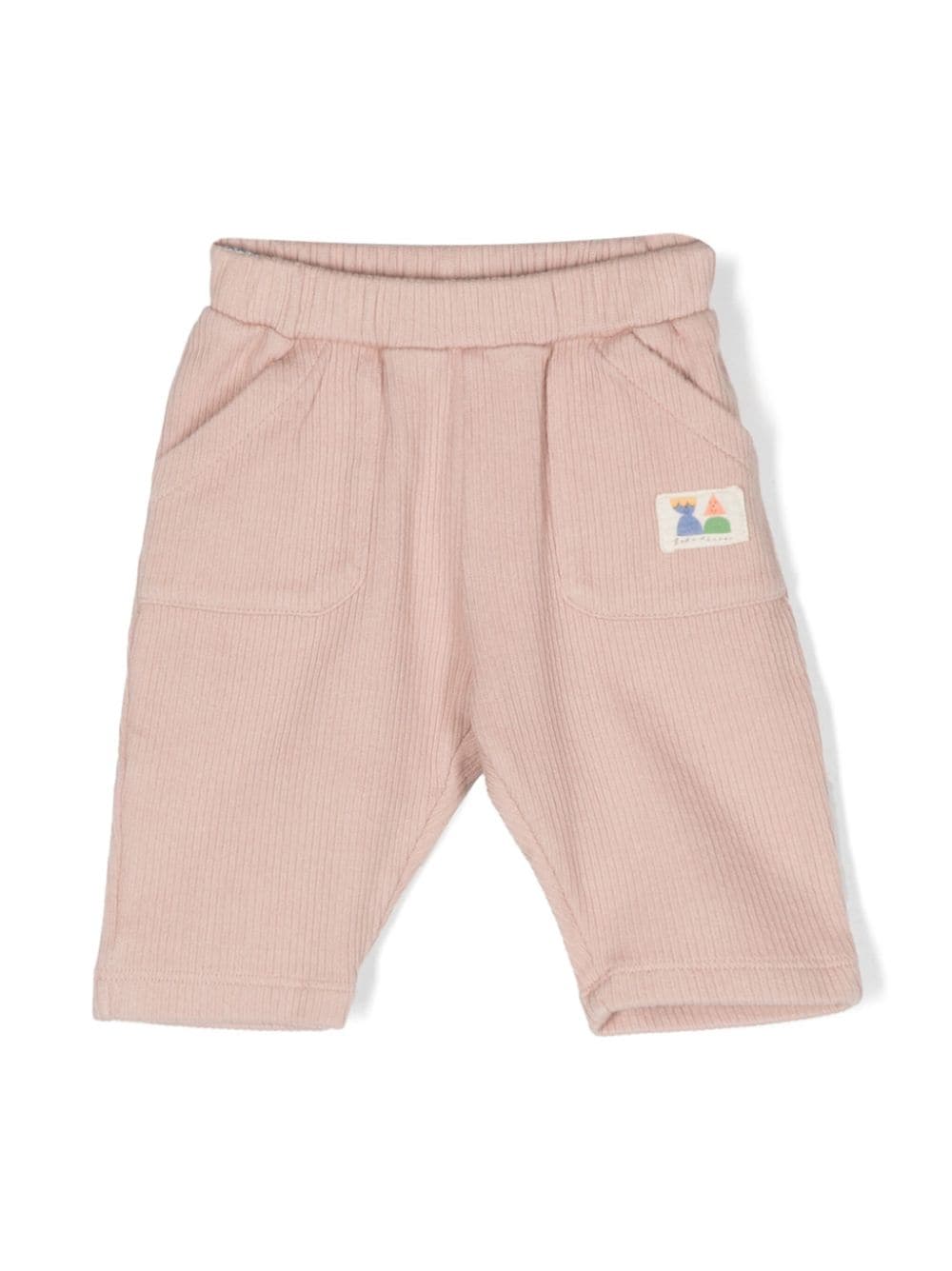 Bobo Choses Gerippte Hose mit Logo-Patch - Rosa von Bobo Choses