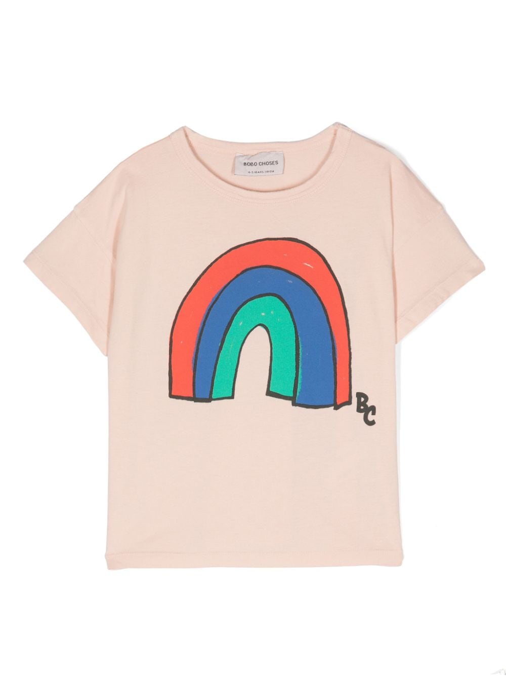 Bobo Choses T-Shirt mit Regenbogen-Print - Rosa von Bobo Choses