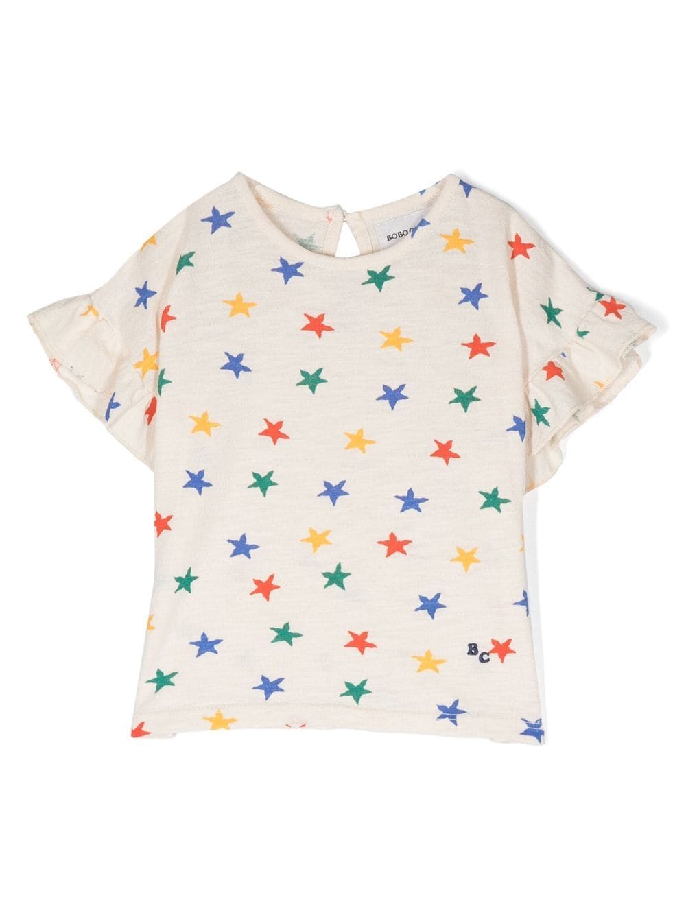 Bobo Choses T-Shirt mit Sterne-Print - Nude von Bobo Choses