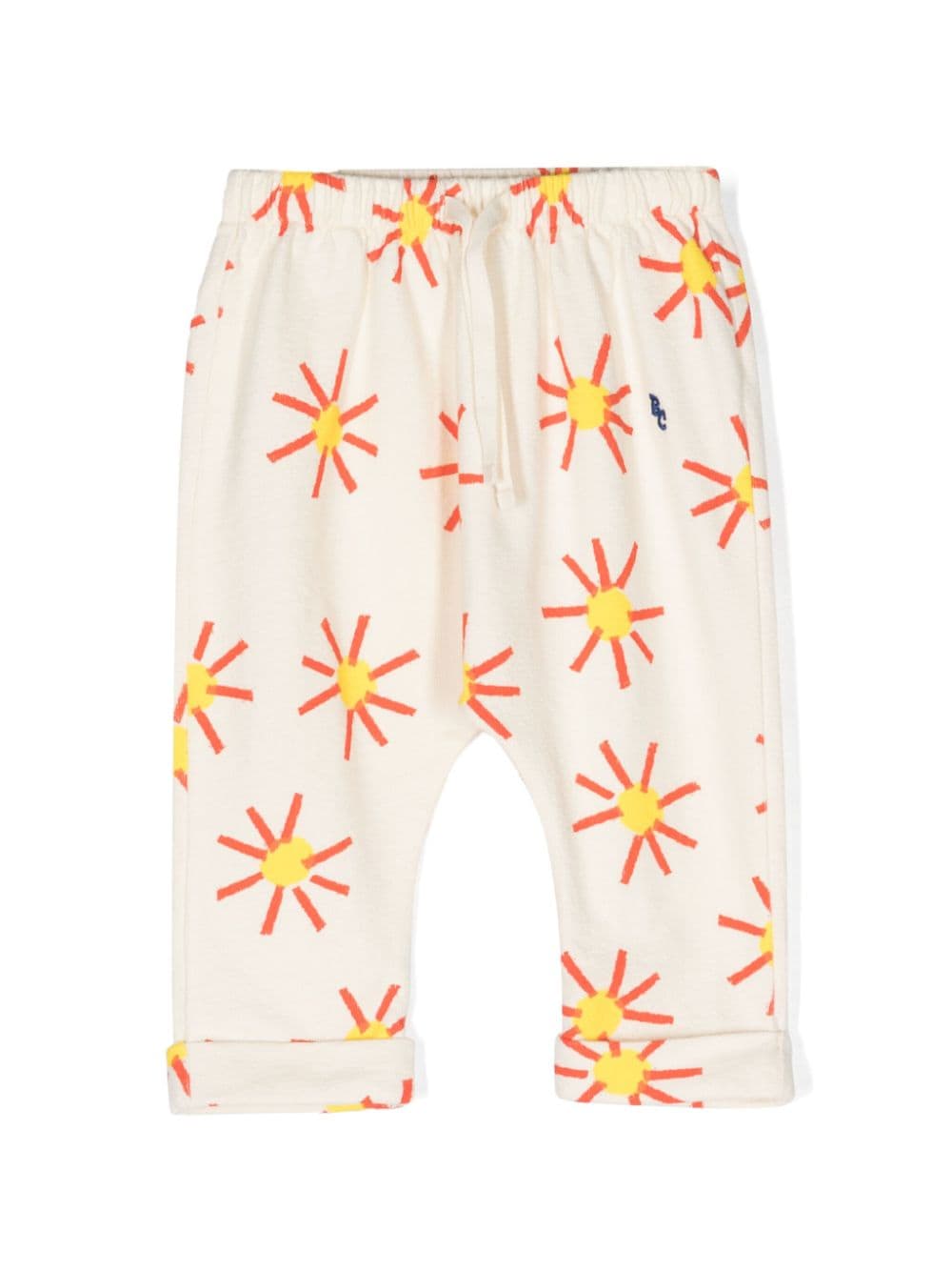 Bobo Choses Hose aus Bio-Baumwolle mit Sonnen-Print - Nude von Bobo Choses