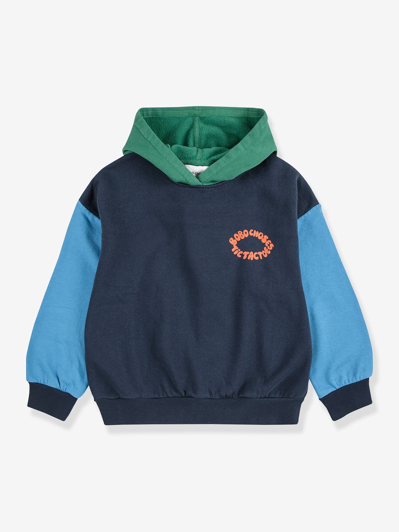 Kapuzensweatshirt Tic Tac Toe Kinder BOBO CHOSES Colorblocking von Bobo Choses