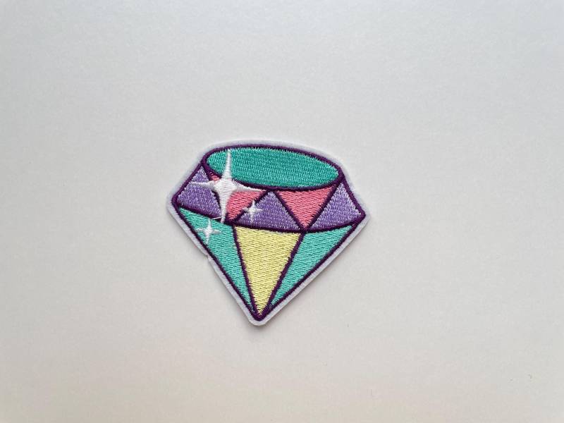 Kawaii Glitzer Diamant Aufnäher Y2K Patch Pastellfarben Cartoon Für Kleidung Tasche Diy Funkelnd von BoboMint