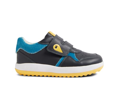 Bobux Calzado Barfuß I-Walk Baseline für Unisex (Navy + Azure Blue, EU Schuhgrößensystem, Baby, Numerisch, M, 26) von Bobux