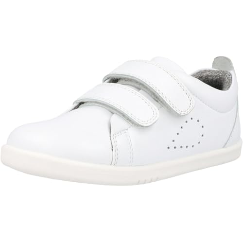 Bobux I-Walk Grass Court - Walkers - Der Street Style-Trainer mit Premium-Leder ist perfekt für den täglichen Gebrauch (Optical White, EU Schuhgrößensystem, Baby, Numerisch, M, 22) von Bobux