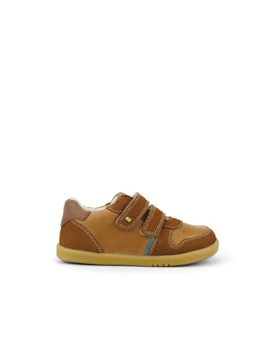 Bobux I-Walk Riley - Walking - Lässige Lederturnschuhe für Kinder (Caramel + Toffee, EU Schuhgrößensystem, Baby, Numerisch, M, 26) von Bobux