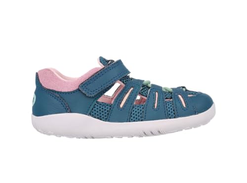 Bobux I-Walk Summit Sandals – Baby-Sandalen mit Riemen, Tidal Teal Pink Diamond Multi, 23 EU von Bobux