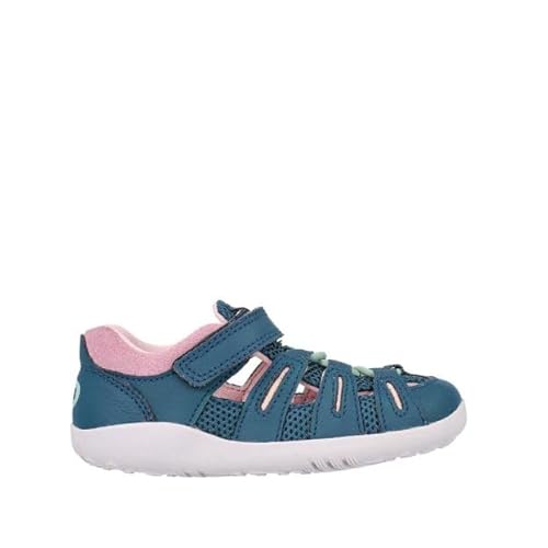Bobux Kid+ Summit Sandals - Wanderexperten - Kindersandalen mit Riemen, Tidal Teal Pink Diamond Multi, 29 EU von Bobux