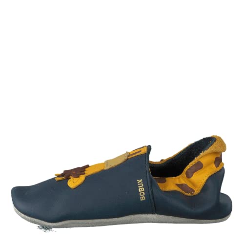 Bobux Krabbelschuhe Für Baby, Baby Schuhe, Baby Geschenk, Navy Giraffe, 28 EU von Bobux