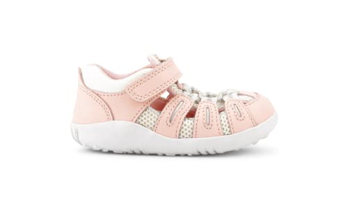 Bobux Step Up Summit Sandals, erste Schritte, Baby-Sandalen mit gekreuzten Schnürsenkeln, Muschel weiß, 20 EU Ancho von Bobux