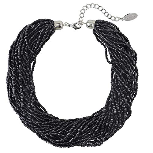 Bocar Mehrreihige handgefertigte Perlen-Halskette für Frauen (NK-10402), Acryl, nicht bekannt, von Bocar