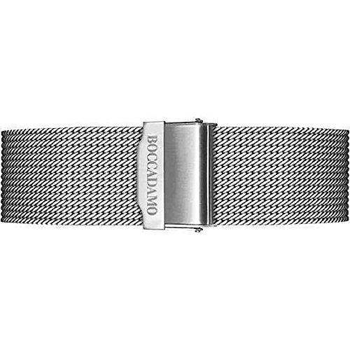 Boccadamo CCM003S CCM003S Uhrenarmband, Silber/Stahl, lässig, Milano von Boccadamo