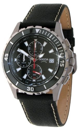 3766-01 Boccia Titanium Herren-Chronograph von Boccia