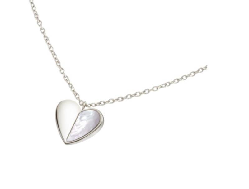 Boccia Collier Halskette mit Anhänger Titan mit Perlmutt 08057-01 von Boccia