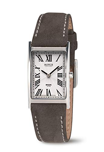 Boccia Damen Analog Quarz Uhr mit Leder Armband 3285-08 von Boccia