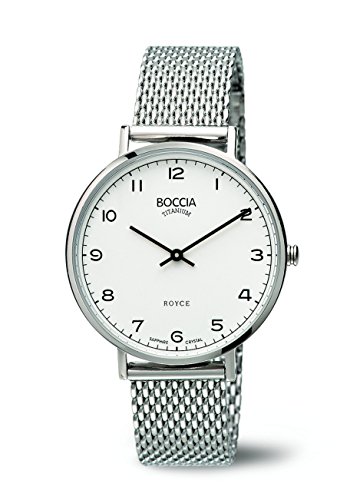 Boccia Damen-Armbanduhr Analog Quarz Edelstahl 3590-08 von Boccia