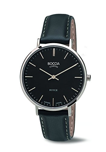 Boccia Damen-Armbanduhr Analog Quarz Leder 3590-02 von Boccia