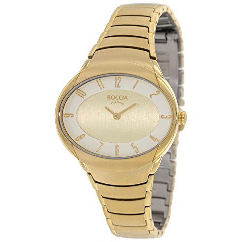Boccia Damen-Armbanduhr Analog Quarz Titan 3165-21 von Boccia