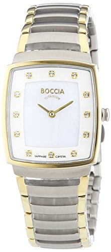 Boccia Damen-Armbanduhr Analog Quarz Titan 3241-02 von Boccia