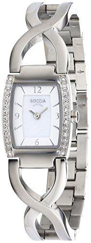 Boccia Damen-Armbanduhr Analog Quarz Titan 3243-01 von Boccia