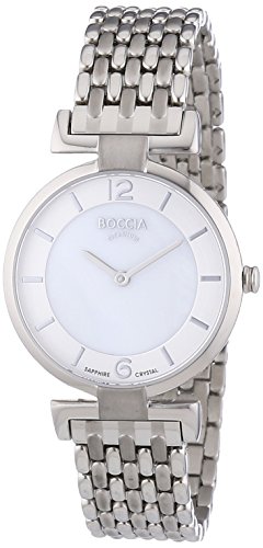 Boccia Damen-Armbanduhr Titan XS Analog Quarz 3238-03 von Boccia