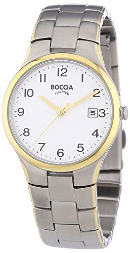 Boccia Damen-Armbanduhr XS Analog Quarz Titan 3297-02 von Boccia